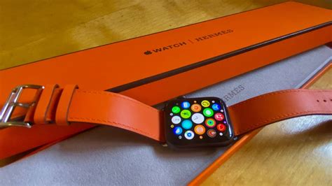 hermes orange leather band apple watch|hermes strap apple watch ultra.